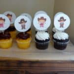 saddle up birthday party cupcakes
