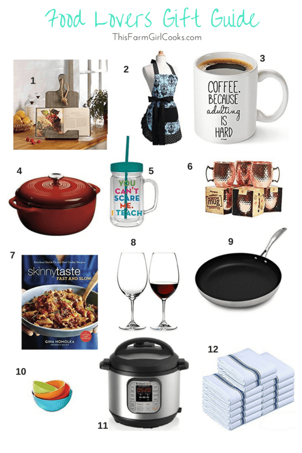 12 Favorites for Food Lovers - Gift Guide