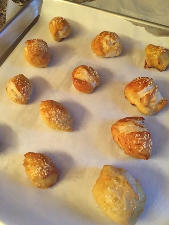 Easy Pretzel Bites with Pizza Dough