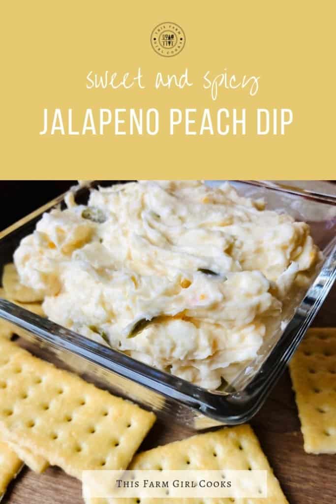if you're looking for a sweet and spicy appetizer recipe, try Jalapeno Peach Dip with only 4 ingredients!