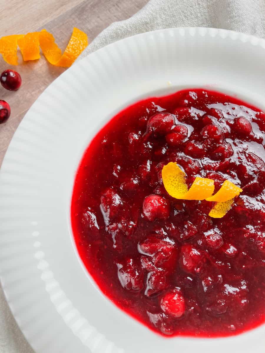 make ahead cranberry sauce