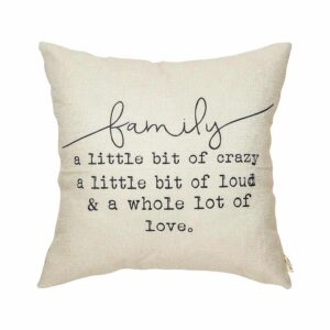 family pillow gift idea