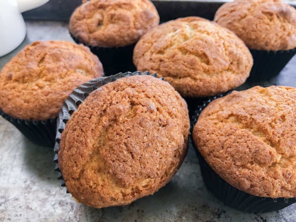 banana bread muffin grouping