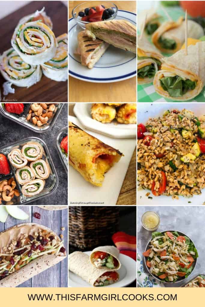 cold lunch ideas no heat required