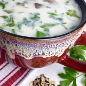 Creamy Wild Rice Mushroom Soup