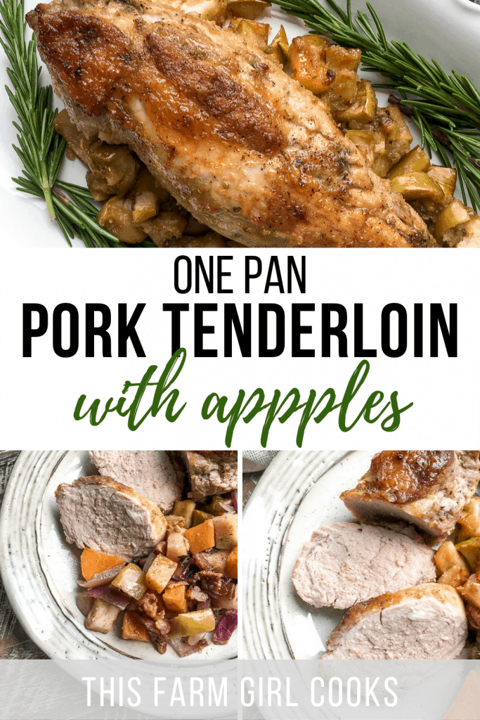 one pan pork tenderloin with apples