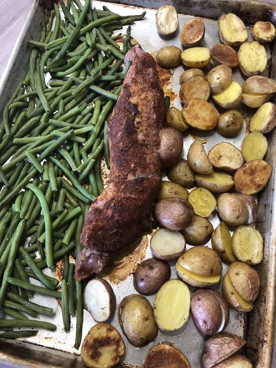 Pork Tenderloin Sheet Pan Dinner