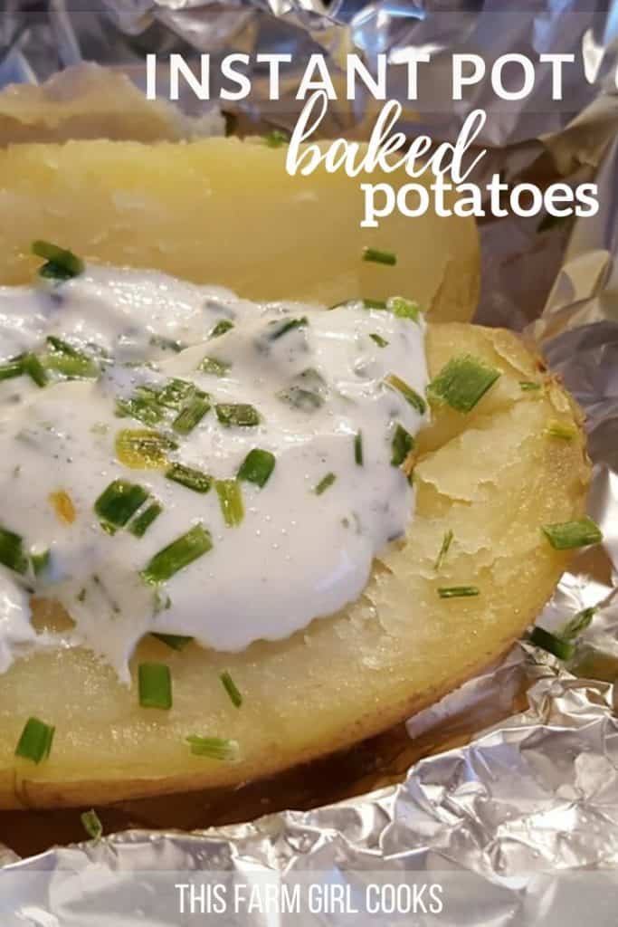 instant pot baked potatoes