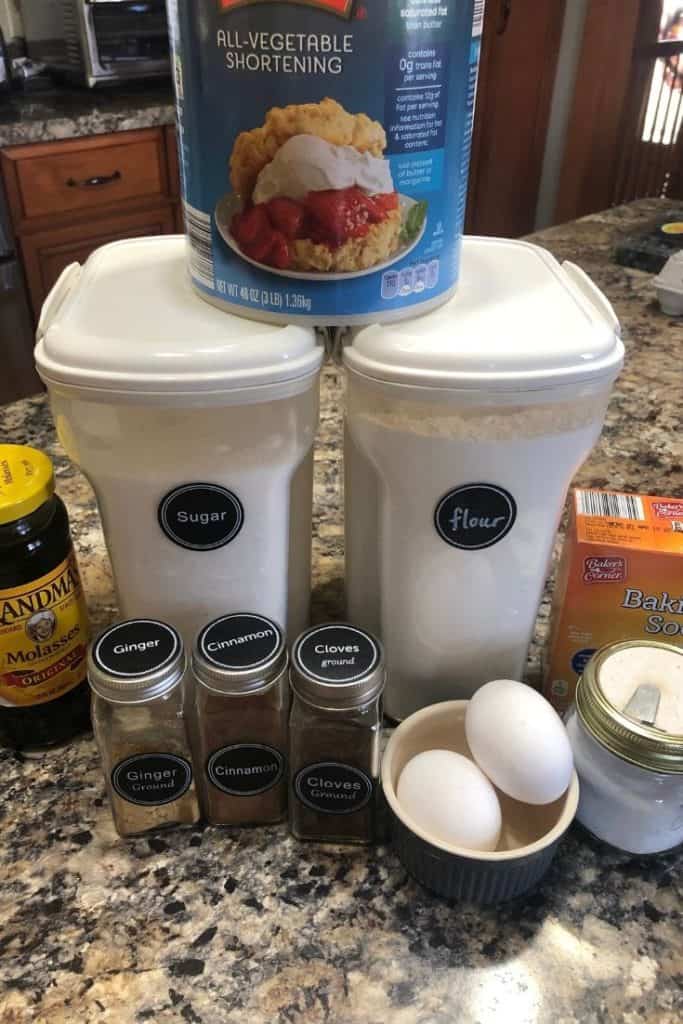 old fashioned ginger snap cookie ingredients