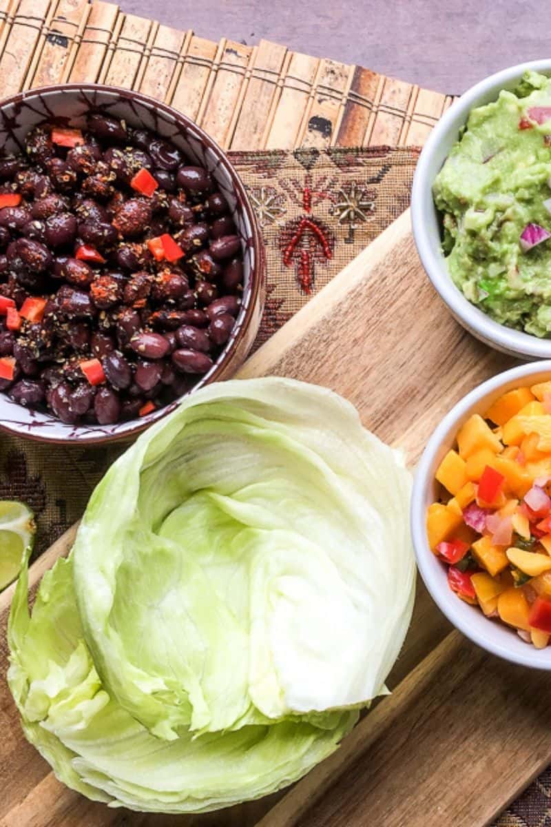 Black Bean Taco Recipe with Homemade Guacamole