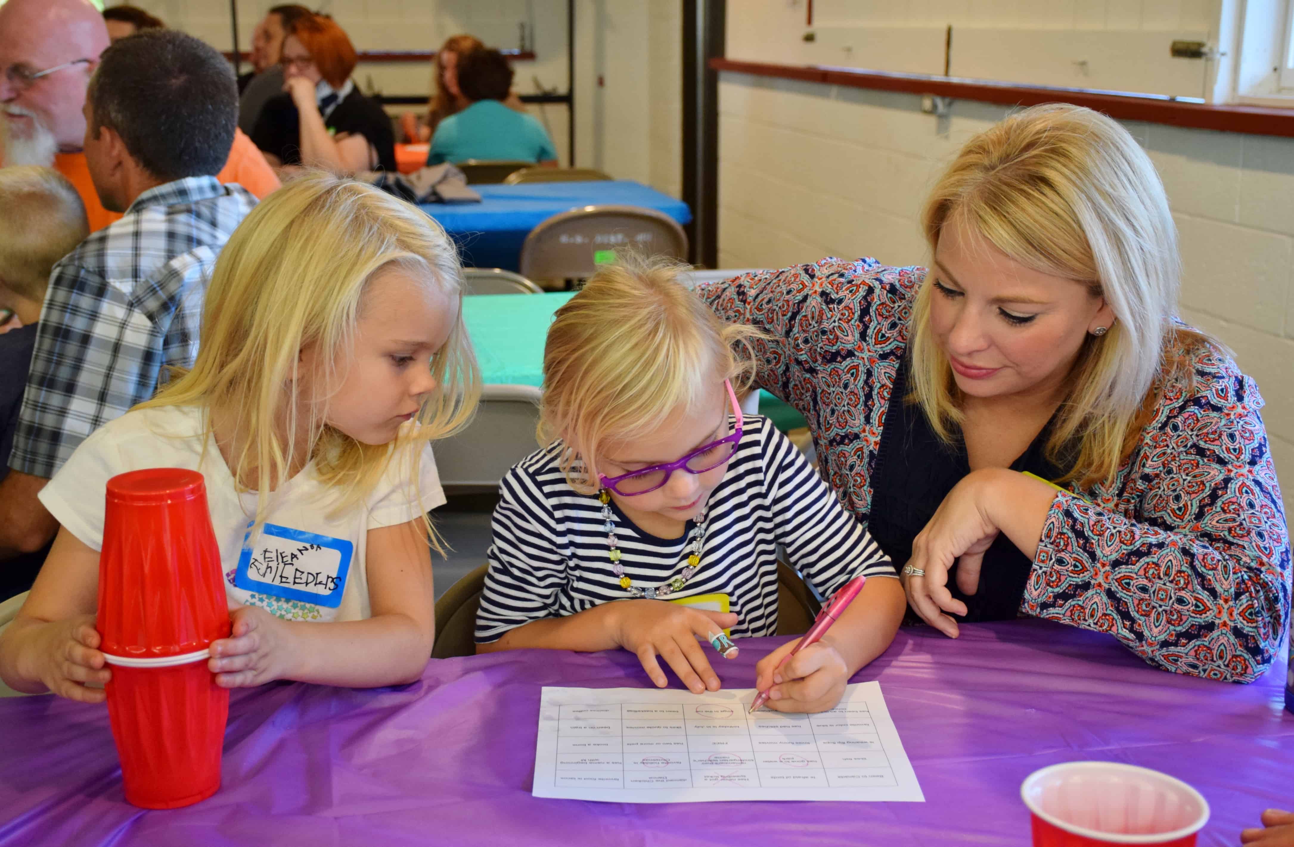 games at community dinner