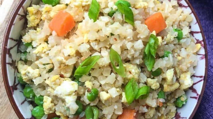 keto cauliflower fried rice