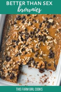 Better Than Sex Brownies | Caramel Turtle Brownies