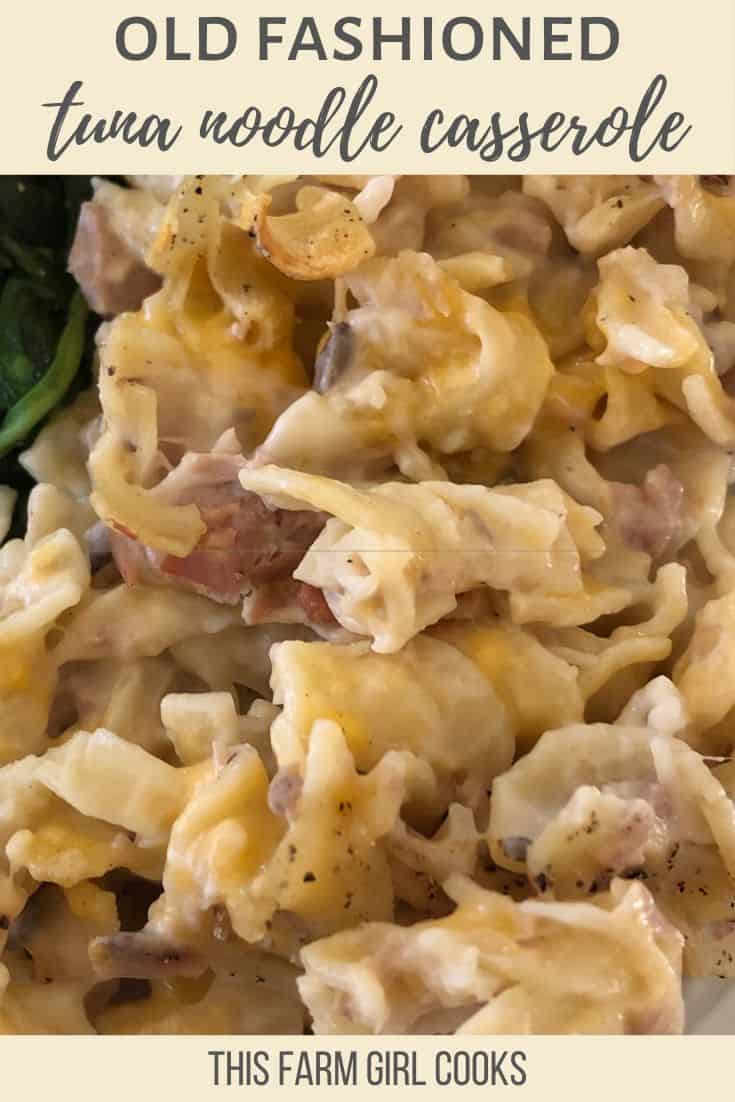 Tuna Noodle Casserole by This Farm Girl Cooks - Weekend Potluck 446