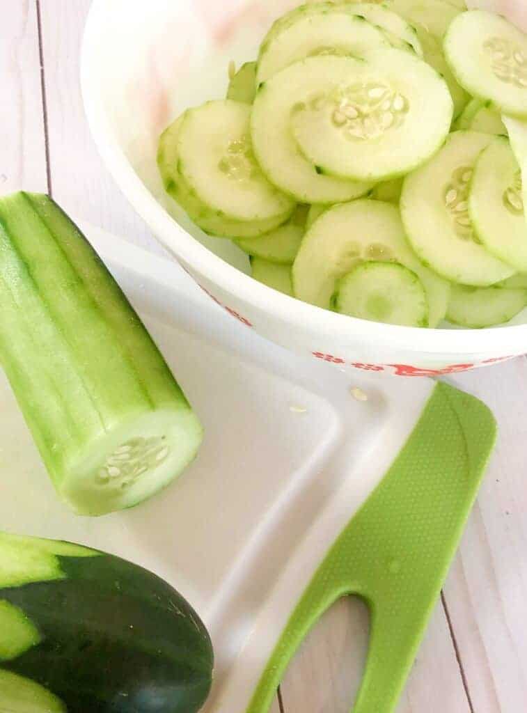 marinated cucumbers