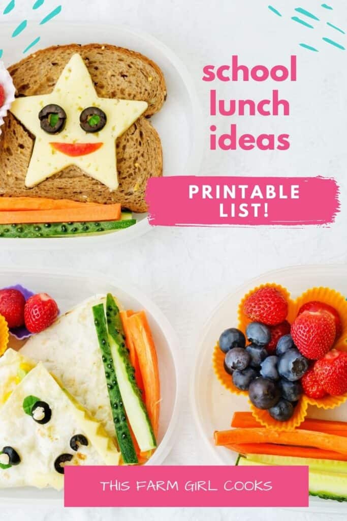 school lunch ideas for kids