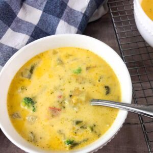 Instant Pot Broccoli Cheese Soup 1