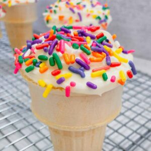 ice cream cone cupcake