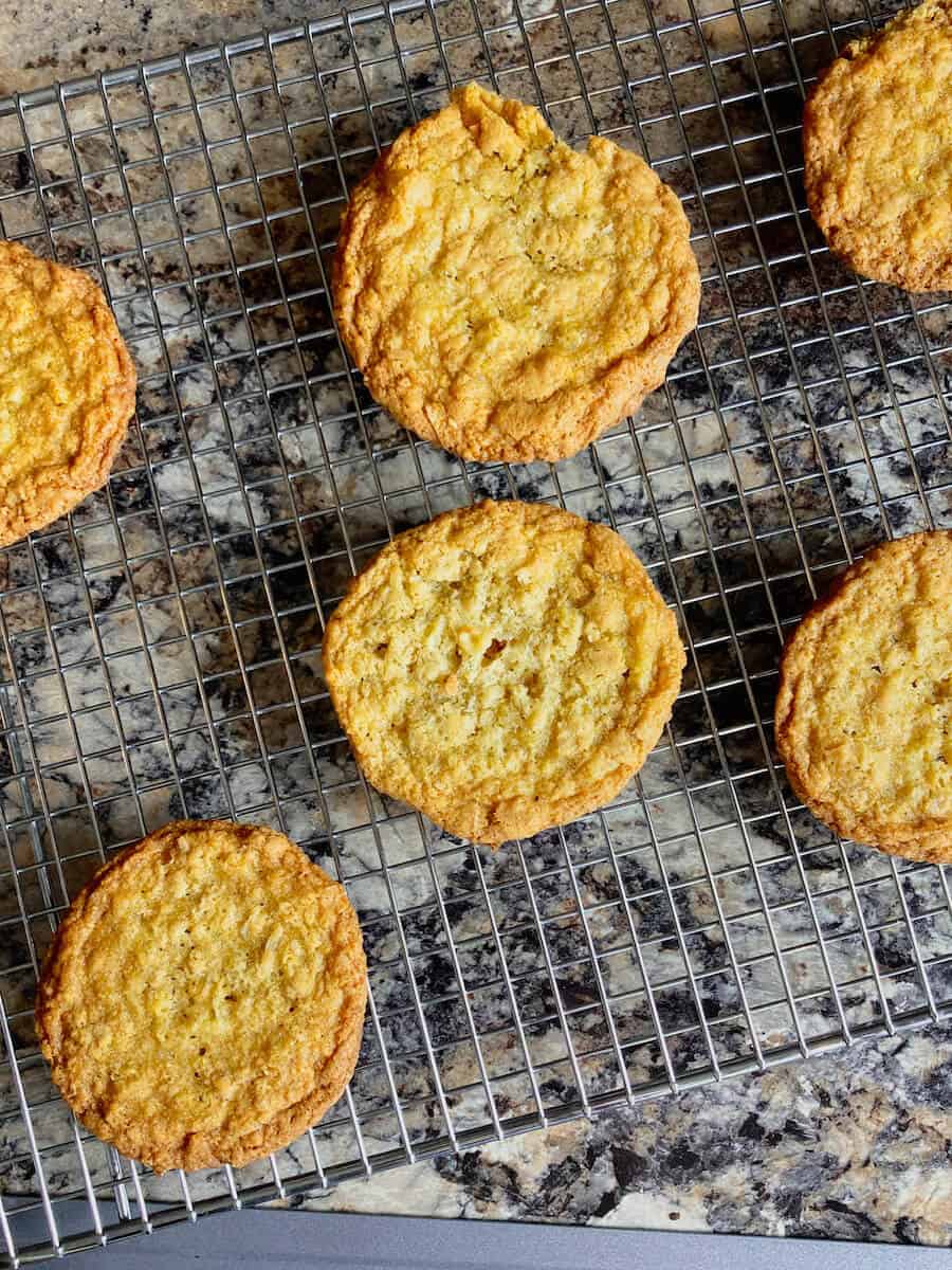 Chewy Oatmeal Coconut Cookies