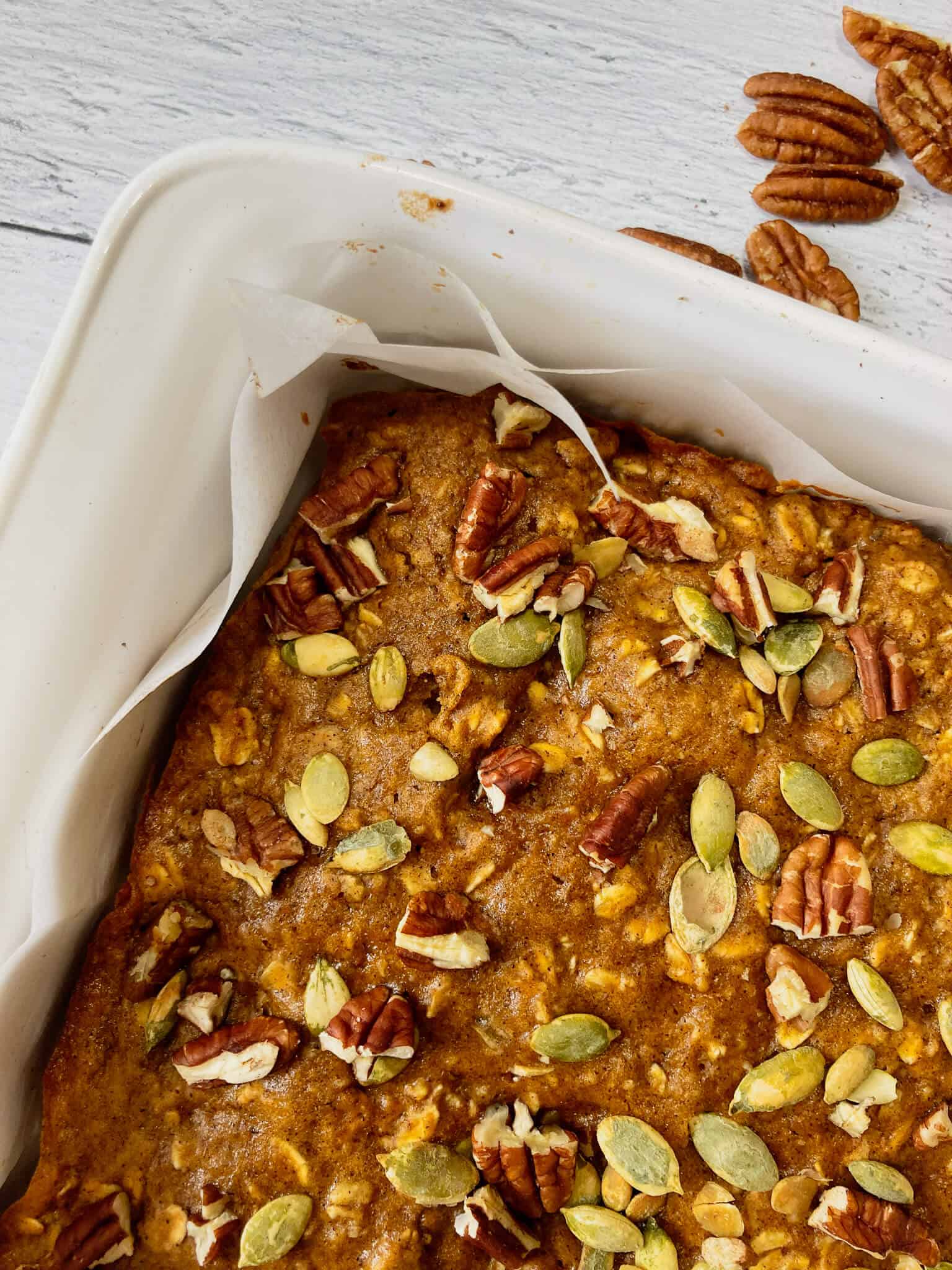 Baked Breakfast Oatmeal Pumpkin Bars