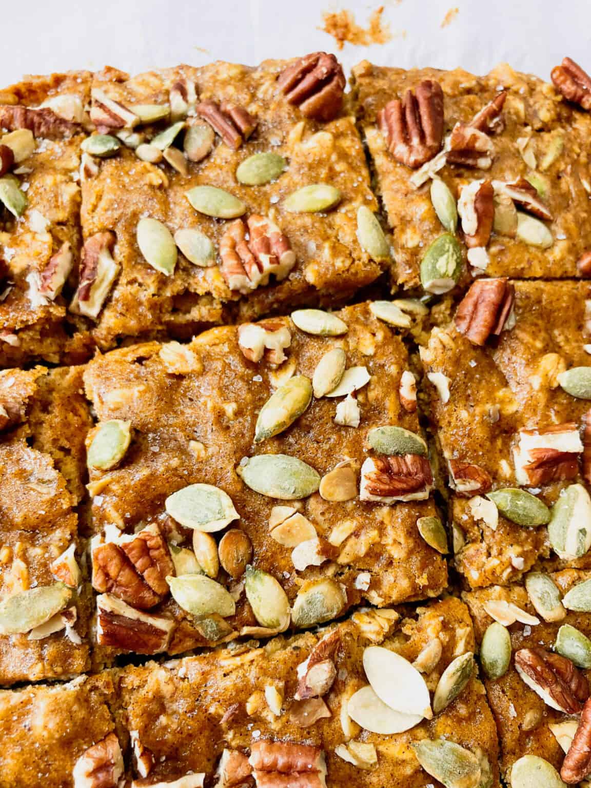 Baked Breakfast Oatmeal Pumpkin Bars