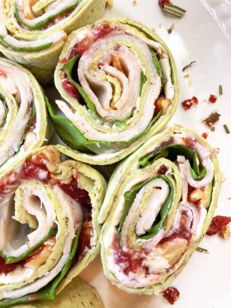 cranberry turkey pinwheels and pinwheel sandwich recipes