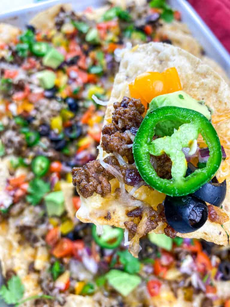 sheet pan nachos