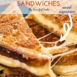 Grilled cheese sandwiches.