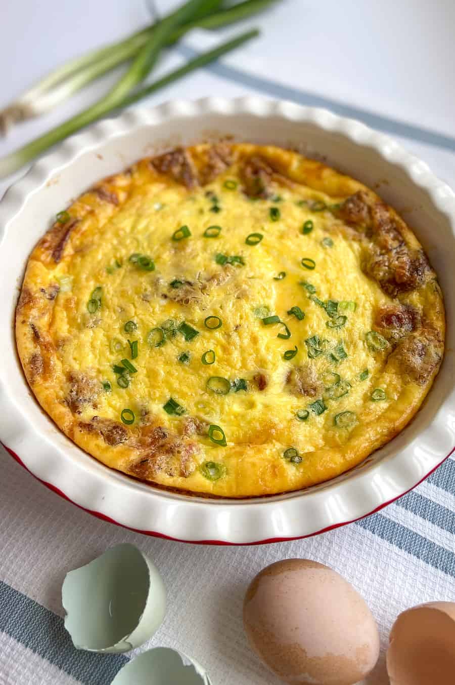 Crustless Quiche Lorraine Recipe