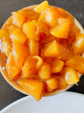 peach compote