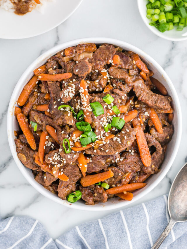 instant pot mongolian beef story