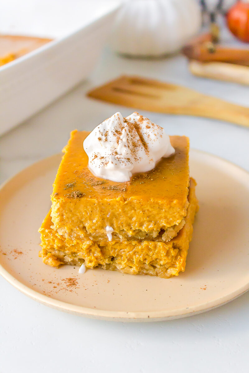 pumpkin pie bars