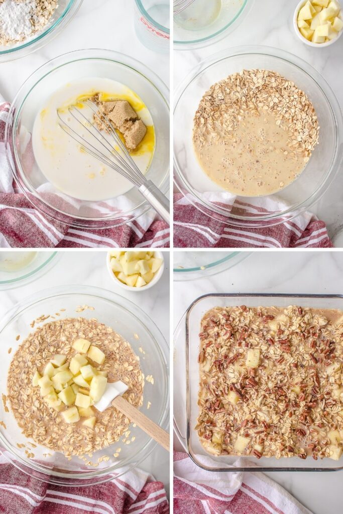 how to make apple pie baked oatmeal