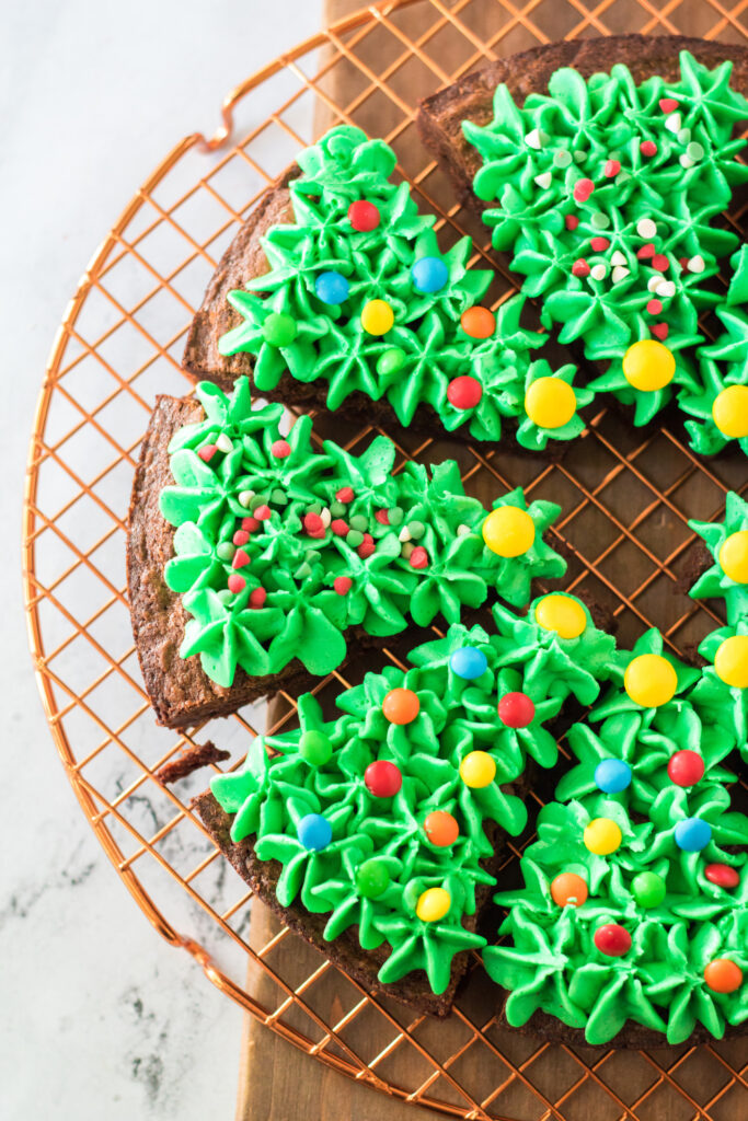 christmas tree brownies recipe