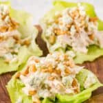 keto chicken salad cups
