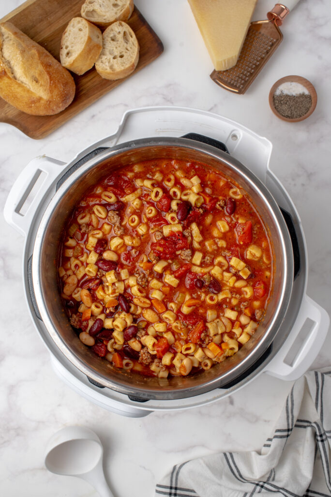 Instant Pot Pasta Fagioli Soup