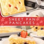 sheet pan pancakes