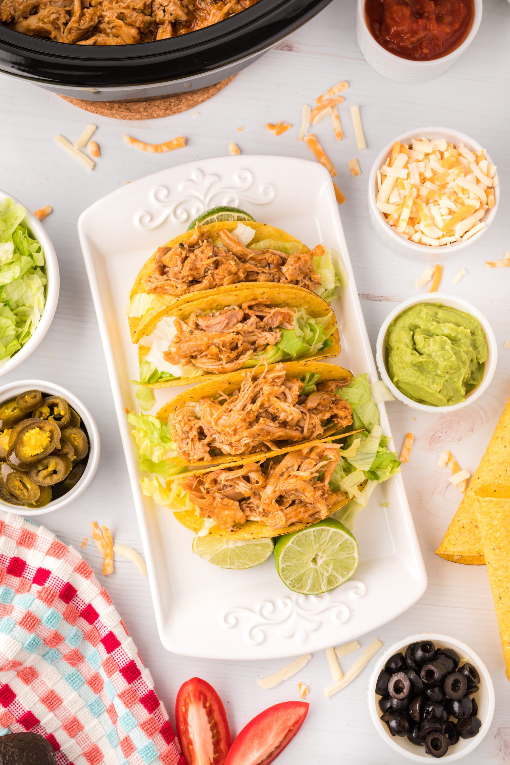 shredded chicken tacos recipe