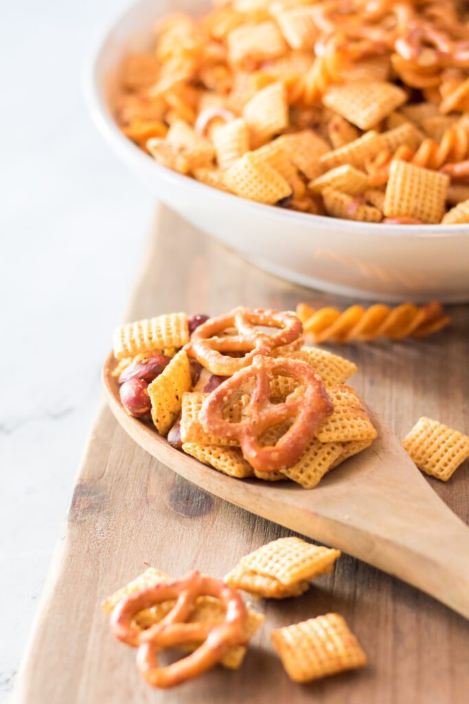 slow cooker chex mix ingredients