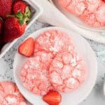 strawberry cheesecake cookies