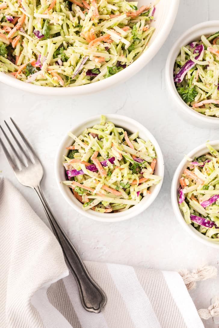 Healthy Broccoli Slaw Salad Recipe