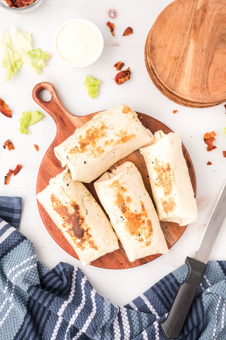 Chicken Bacon Ranch Wraps
