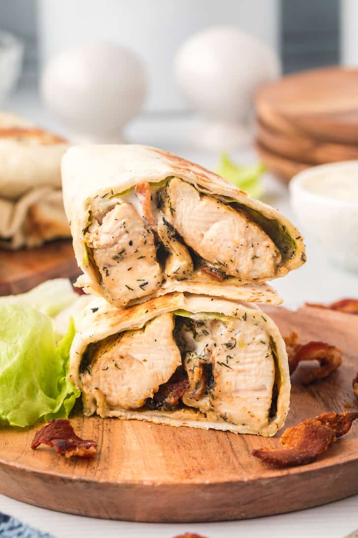 chicken bacon ranch wraps