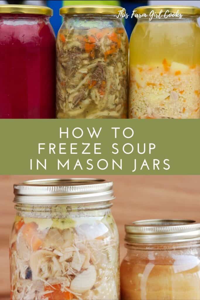 How to Freeze Soup in Mason Jars