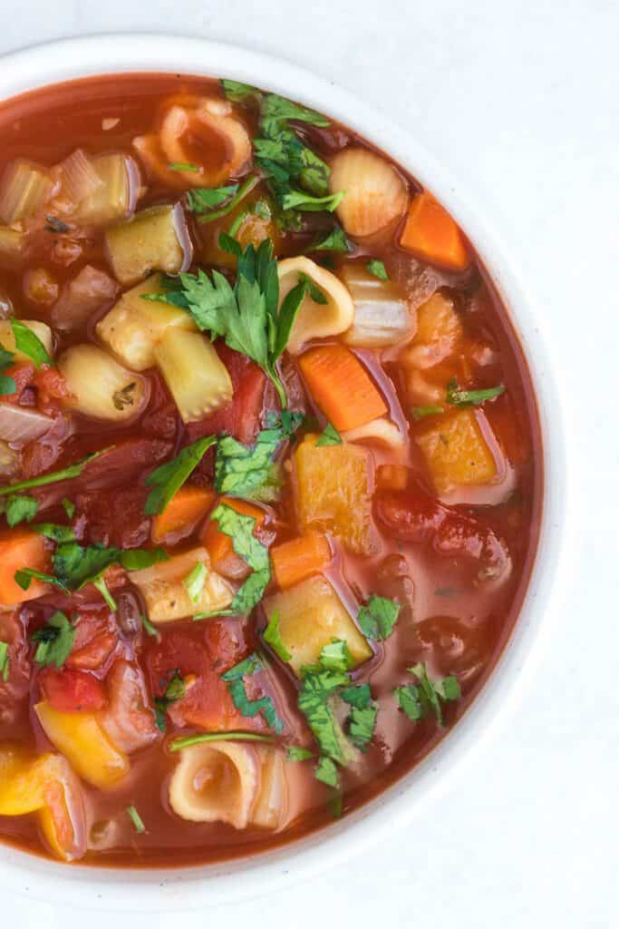 instant pot minestrone soup