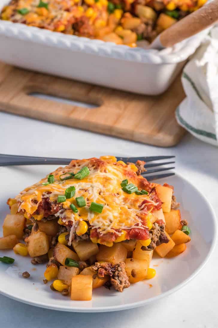 5 Ingredient Mexican Ground Beef Casserole Recipe