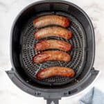 bratwurst in the air fryer
