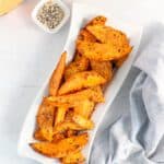 air fryer sweet potato wedges