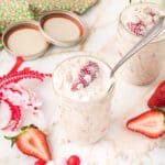strawberry overnight oats