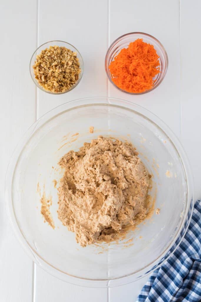 carrot cake cookie batter